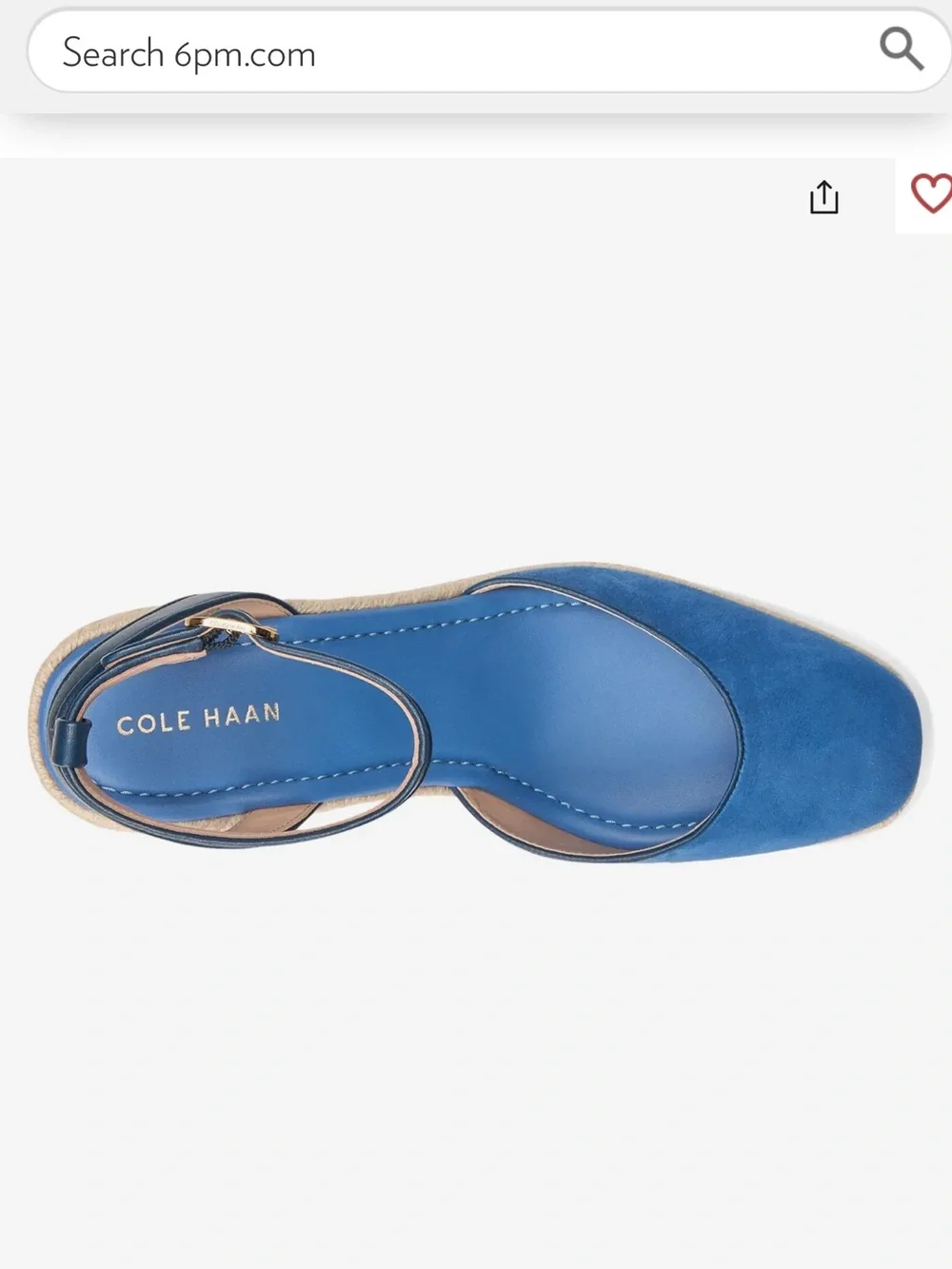 🇺🇸FLASH SALE ! Cole Hann 🔥 Spandrille Suede Kyra cloudfeel wedge sandals